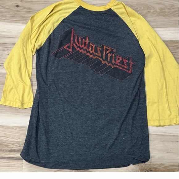 1982 Judas Priest Screaming For Vengance Raglan Shirt Men’s Medium - Picture 2 of 5